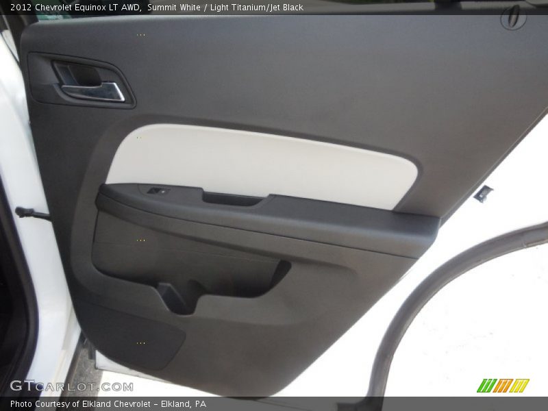 Summit White / Light Titanium/Jet Black 2012 Chevrolet Equinox LT AWD