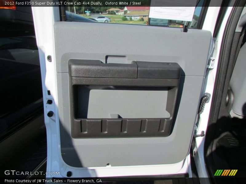 Oxford White / Steel 2012 Ford F350 Super Duty XLT Crew Cab 4x4 Dually