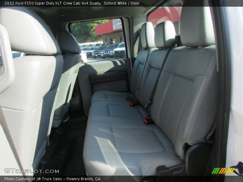 Oxford White / Steel 2012 Ford F350 Super Duty XLT Crew Cab 4x4 Dually