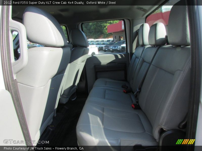 Oxford White / Steel 2012 Ford F350 Super Duty XLT Crew Cab 4x4 Dually