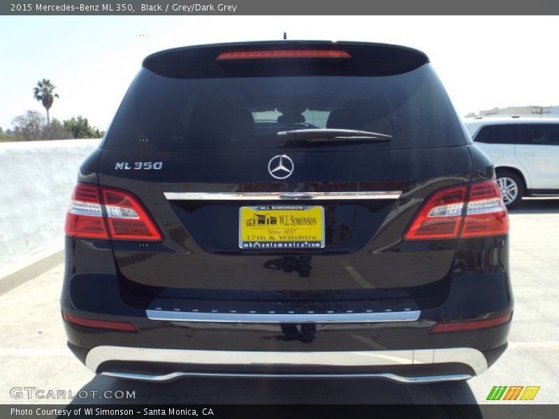 Black / Grey/Dark Grey 2015 Mercedes-Benz ML 350