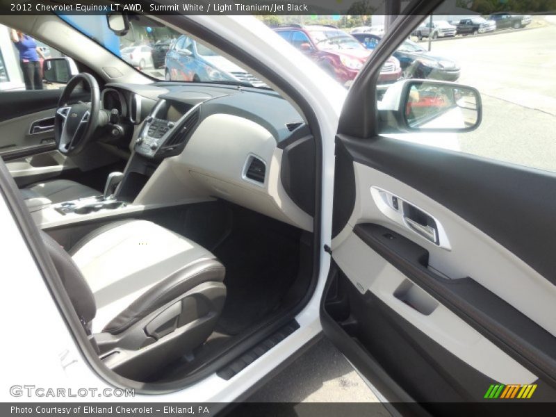 Summit White / Light Titanium/Jet Black 2012 Chevrolet Equinox LT AWD