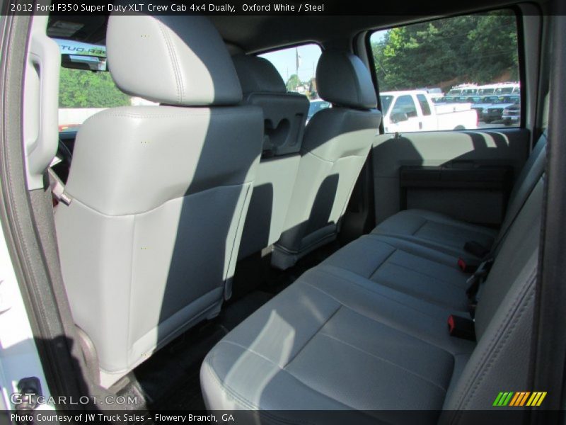 Oxford White / Steel 2012 Ford F350 Super Duty XLT Crew Cab 4x4 Dually