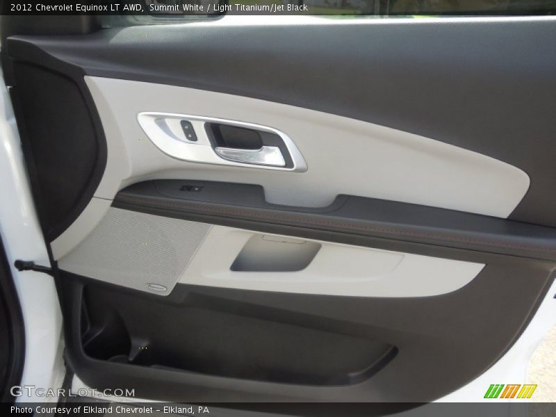 Summit White / Light Titanium/Jet Black 2012 Chevrolet Equinox LT AWD
