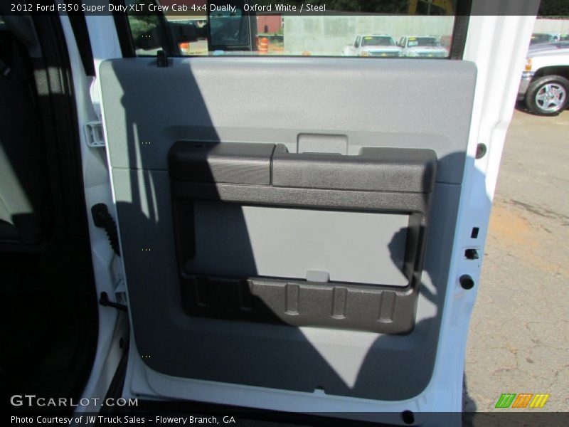 Oxford White / Steel 2012 Ford F350 Super Duty XLT Crew Cab 4x4 Dually