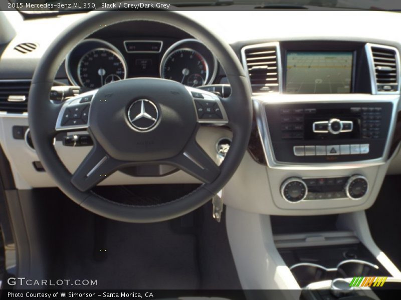Black / Grey/Dark Grey 2015 Mercedes-Benz ML 350