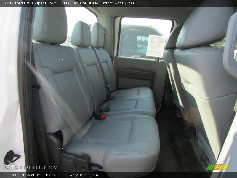 Oxford White / Steel 2012 Ford F350 Super Duty XLT Crew Cab 4x4 Dually