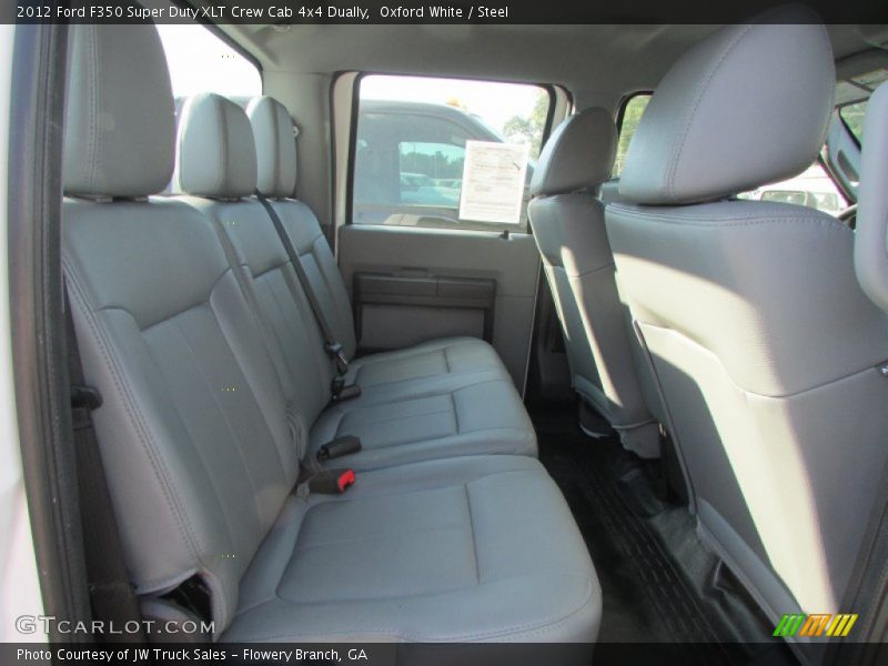 Oxford White / Steel 2012 Ford F350 Super Duty XLT Crew Cab 4x4 Dually