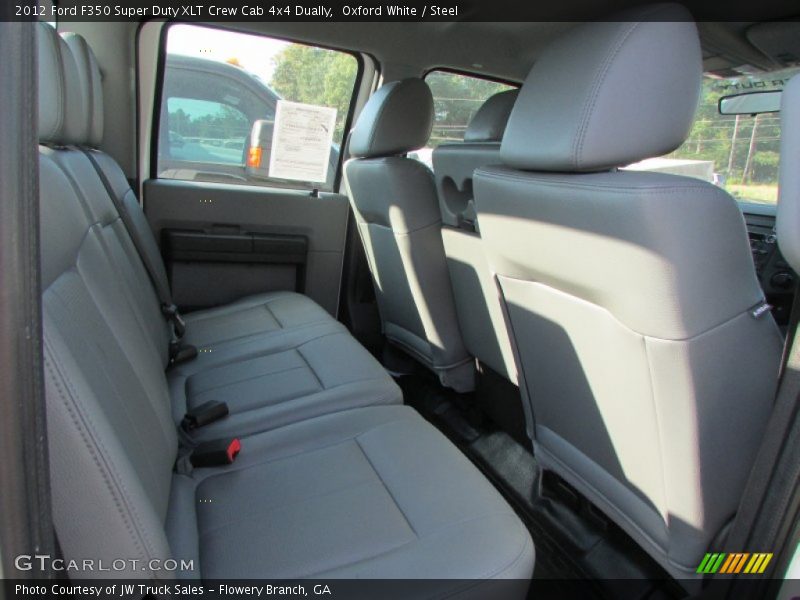 Oxford White / Steel 2012 Ford F350 Super Duty XLT Crew Cab 4x4 Dually