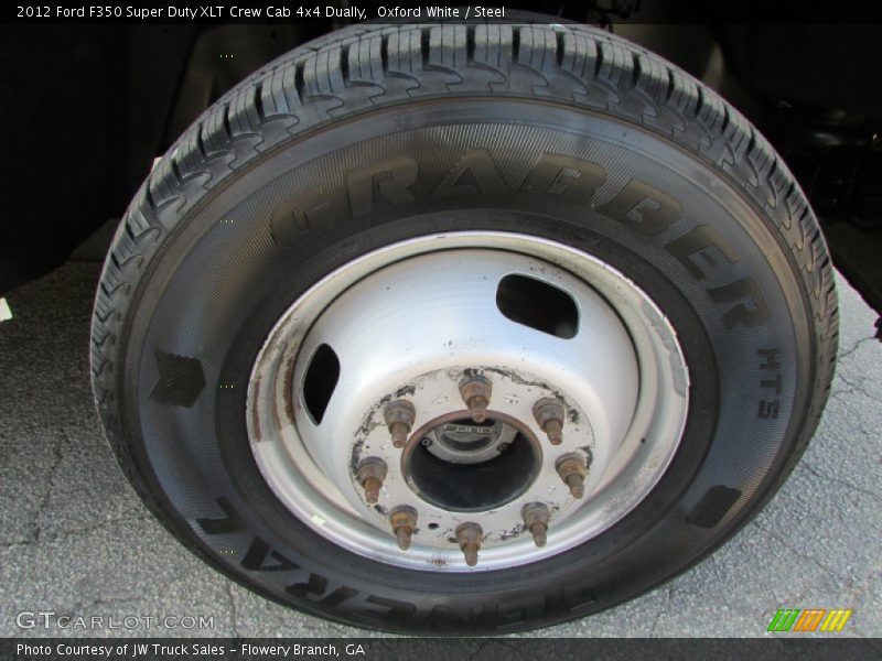 Oxford White / Steel 2012 Ford F350 Super Duty XLT Crew Cab 4x4 Dually