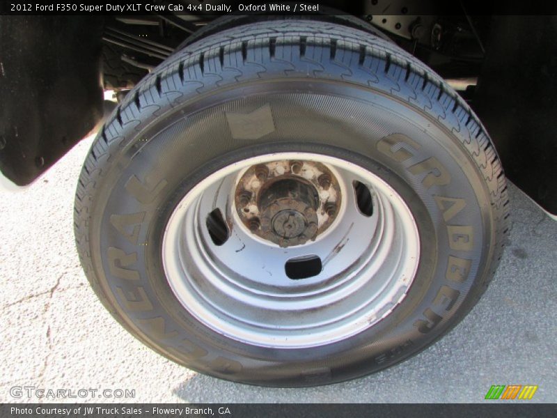 Oxford White / Steel 2012 Ford F350 Super Duty XLT Crew Cab 4x4 Dually