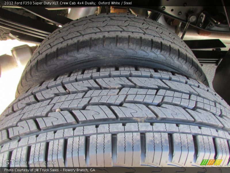 Oxford White / Steel 2012 Ford F350 Super Duty XLT Crew Cab 4x4 Dually