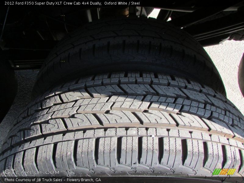 Oxford White / Steel 2012 Ford F350 Super Duty XLT Crew Cab 4x4 Dually