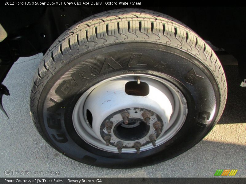 Oxford White / Steel 2012 Ford F350 Super Duty XLT Crew Cab 4x4 Dually
