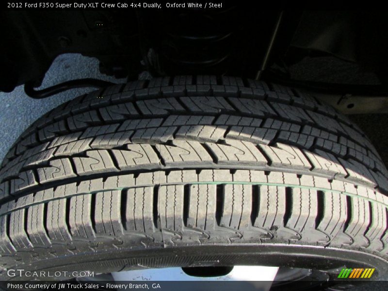 Oxford White / Steel 2012 Ford F350 Super Duty XLT Crew Cab 4x4 Dually