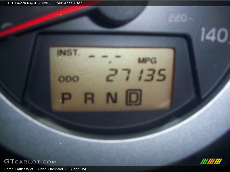 Super White / Ash 2011 Toyota RAV4 I4 4WD