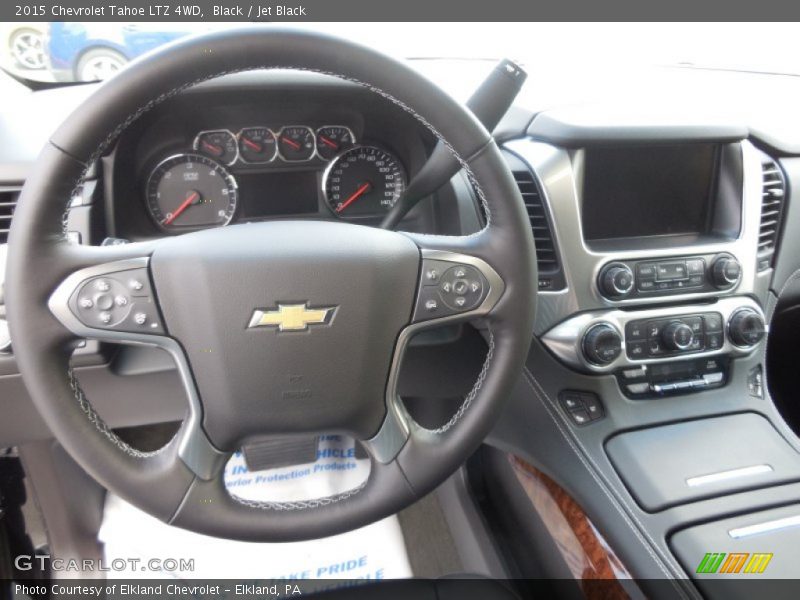 Black / Jet Black 2015 Chevrolet Tahoe LTZ 4WD