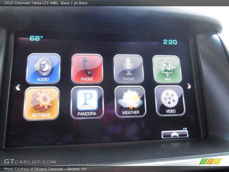 Black / Jet Black 2015 Chevrolet Tahoe LTZ 4WD