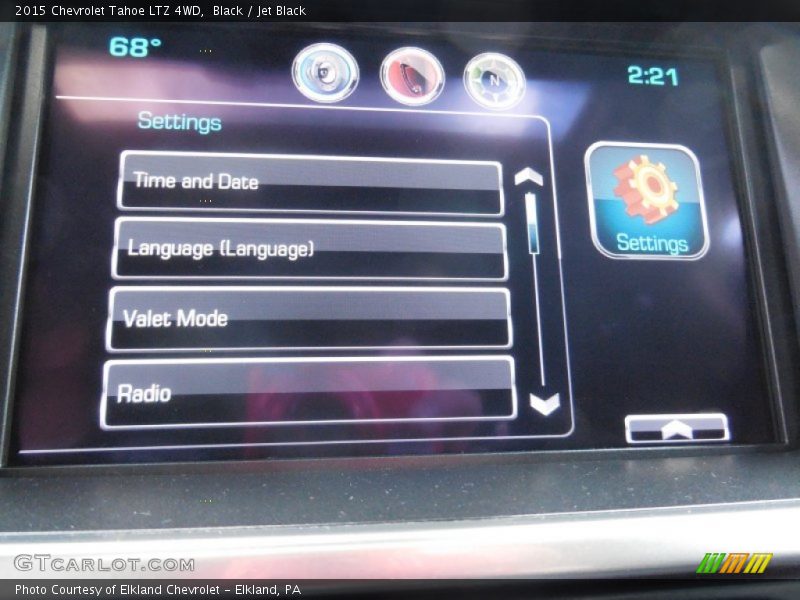 Black / Jet Black 2015 Chevrolet Tahoe LTZ 4WD