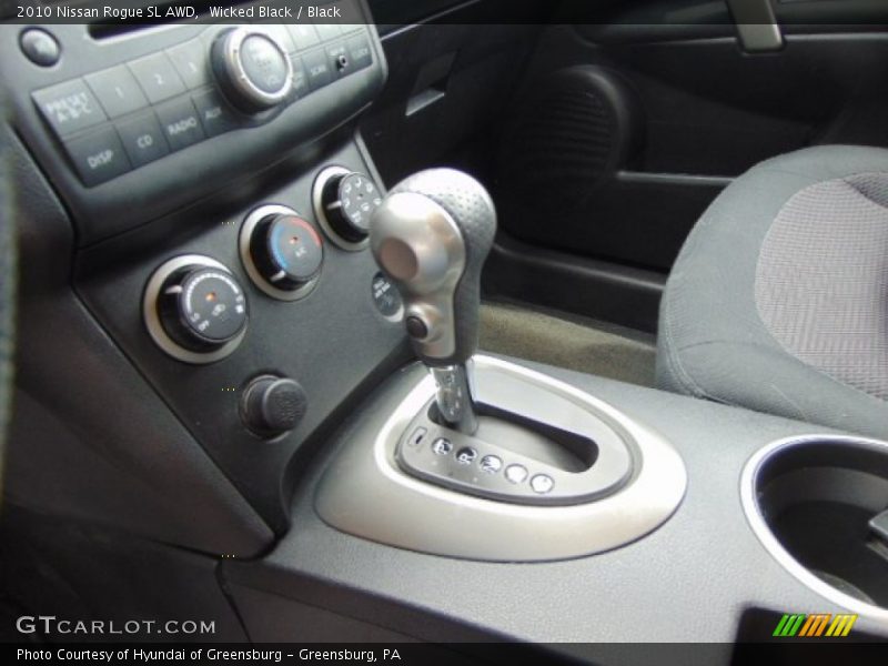 Wicked Black / Black 2010 Nissan Rogue SL AWD