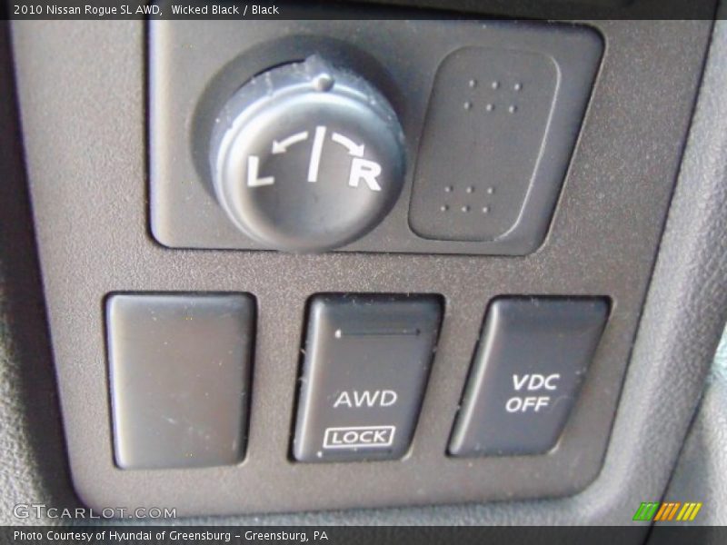 Wicked Black / Black 2010 Nissan Rogue SL AWD