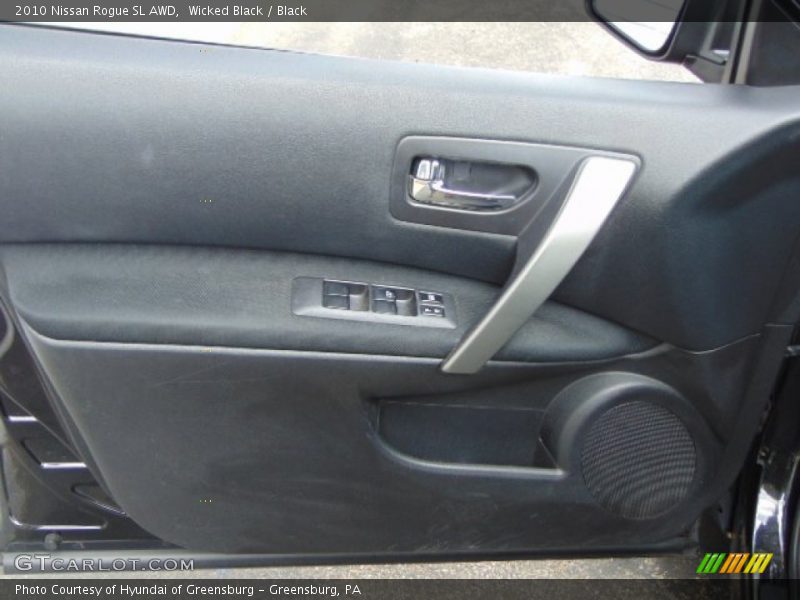 Wicked Black / Black 2010 Nissan Rogue SL AWD