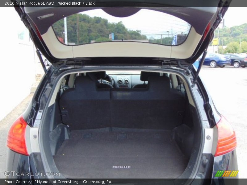 Wicked Black / Black 2010 Nissan Rogue SL AWD