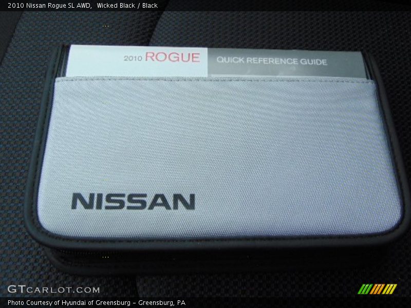 Wicked Black / Black 2010 Nissan Rogue SL AWD