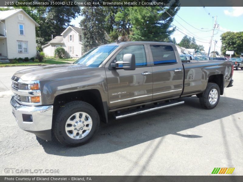 Brownstone Metallic / Cocoa/Dune 2015 Chevrolet Silverado 3500HD LTZ Crew Cab 4x4