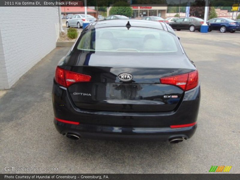 Ebony Black / Beige 2011 Kia Optima EX