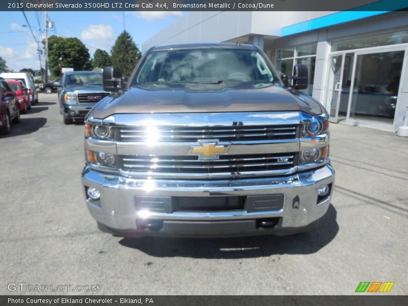 Brownstone Metallic / Cocoa/Dune 2015 Chevrolet Silverado 3500HD LTZ Crew Cab 4x4