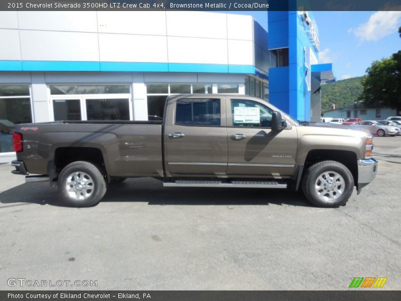 Brownstone Metallic / Cocoa/Dune 2015 Chevrolet Silverado 3500HD LTZ Crew Cab 4x4