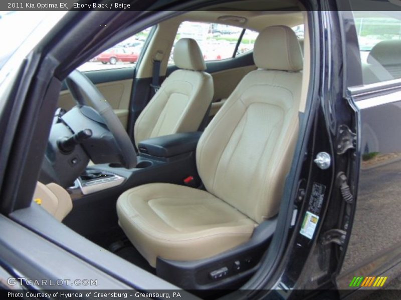 Ebony Black / Beige 2011 Kia Optima EX
