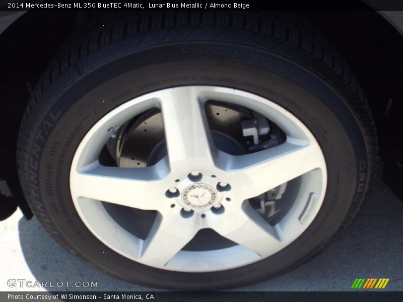 Lunar Blue Metallic / Almond Beige 2014 Mercedes-Benz ML 350 BlueTEC 4Matic
