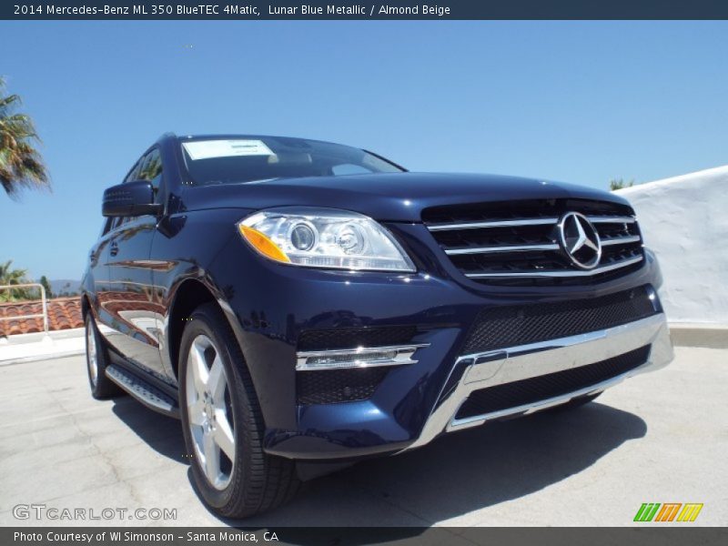 Lunar Blue Metallic / Almond Beige 2014 Mercedes-Benz ML 350 BlueTEC 4Matic