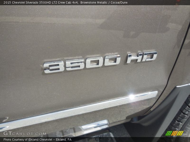 Brownstone Metallic / Cocoa/Dune 2015 Chevrolet Silverado 3500HD LTZ Crew Cab 4x4