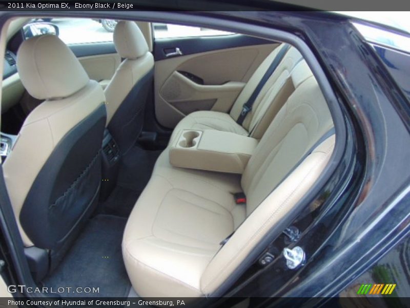 Ebony Black / Beige 2011 Kia Optima EX