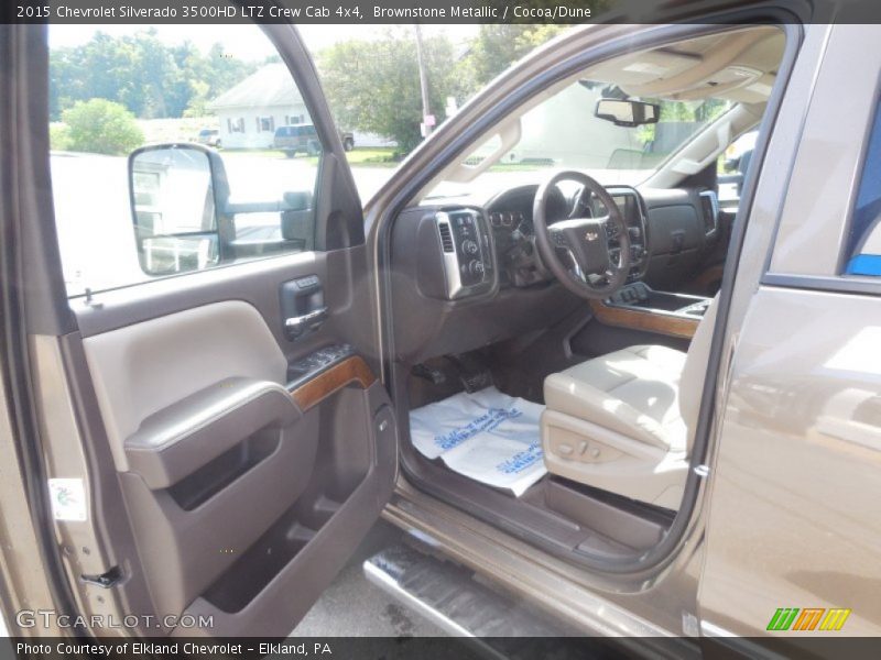 Brownstone Metallic / Cocoa/Dune 2015 Chevrolet Silverado 3500HD LTZ Crew Cab 4x4