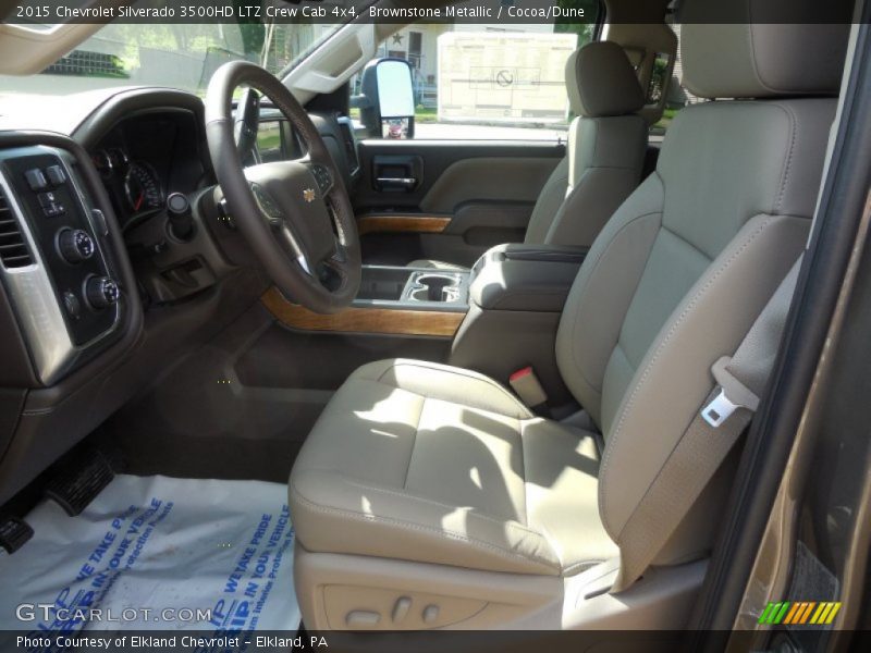 Brownstone Metallic / Cocoa/Dune 2015 Chevrolet Silverado 3500HD LTZ Crew Cab 4x4