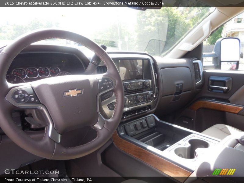 Brownstone Metallic / Cocoa/Dune 2015 Chevrolet Silverado 3500HD LTZ Crew Cab 4x4