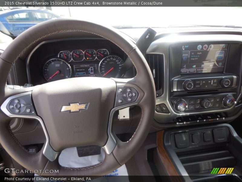 Brownstone Metallic / Cocoa/Dune 2015 Chevrolet Silverado 3500HD LTZ Crew Cab 4x4