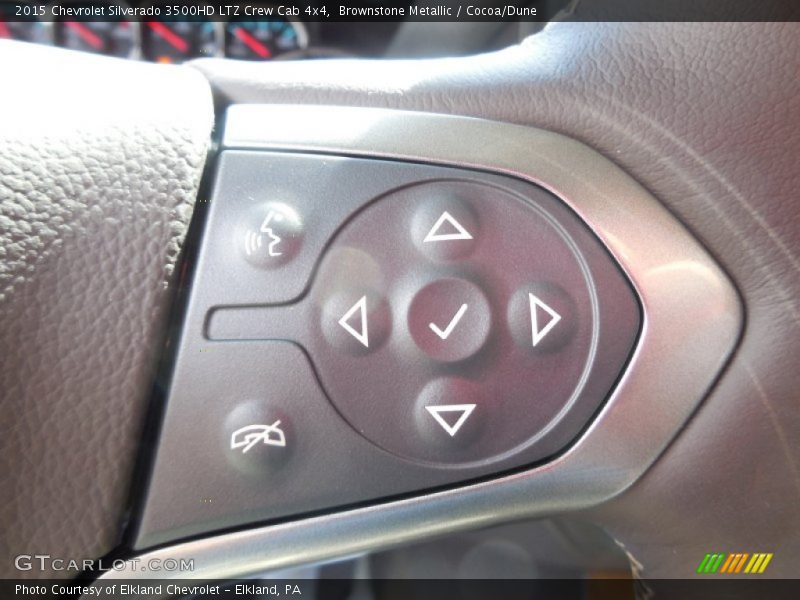 Controls of 2015 Silverado 3500HD LTZ Crew Cab 4x4