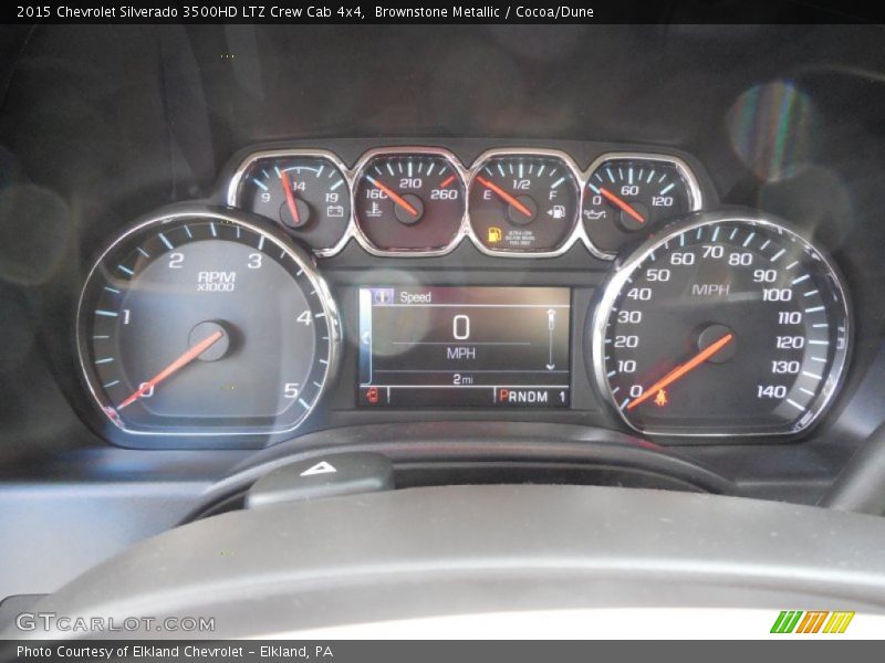  2015 Silverado 3500HD LTZ Crew Cab 4x4 LTZ Crew Cab 4x4 Gauges