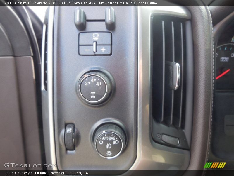 Brownstone Metallic / Cocoa/Dune 2015 Chevrolet Silverado 3500HD LTZ Crew Cab 4x4