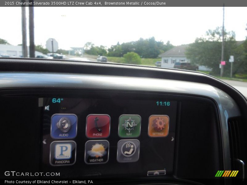 Brownstone Metallic / Cocoa/Dune 2015 Chevrolet Silverado 3500HD LTZ Crew Cab 4x4