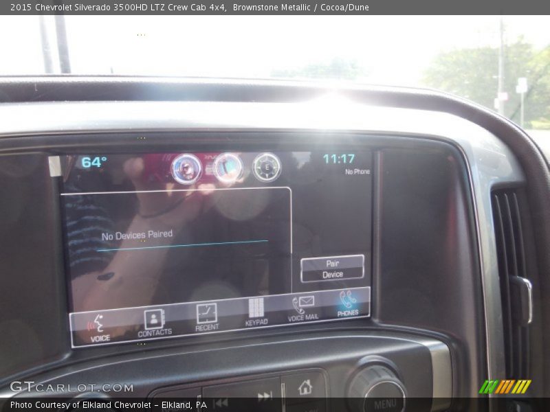 Brownstone Metallic / Cocoa/Dune 2015 Chevrolet Silverado 3500HD LTZ Crew Cab 4x4