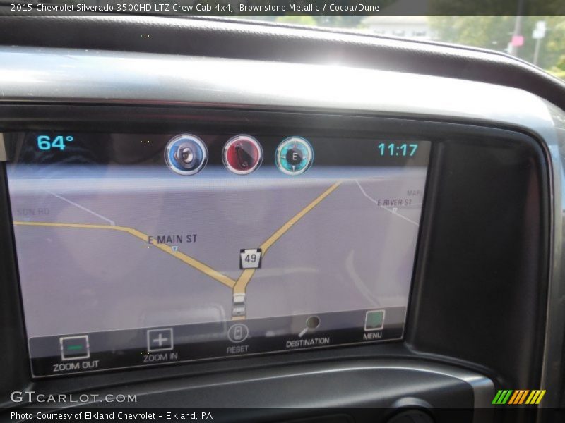 Brownstone Metallic / Cocoa/Dune 2015 Chevrolet Silverado 3500HD LTZ Crew Cab 4x4
