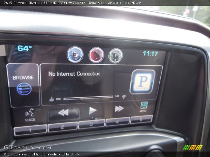 Brownstone Metallic / Cocoa/Dune 2015 Chevrolet Silverado 3500HD LTZ Crew Cab 4x4