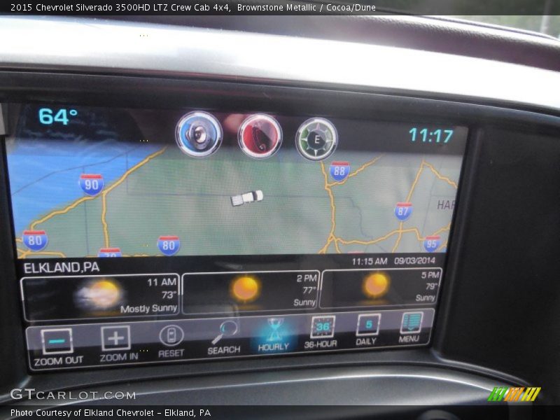 Brownstone Metallic / Cocoa/Dune 2015 Chevrolet Silverado 3500HD LTZ Crew Cab 4x4