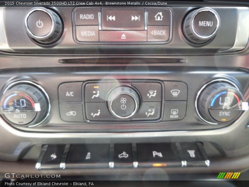 Brownstone Metallic / Cocoa/Dune 2015 Chevrolet Silverado 3500HD LTZ Crew Cab 4x4